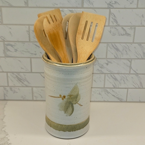 Phil Yordy Pottery Utensil Vase - Picture 7 of 7